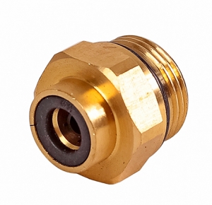 Фитинг (прямой) бронза 12хМ16*1,5 резьба наруж./ CAMOZZ АК2491